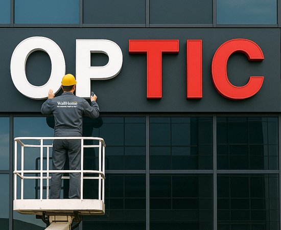 enseigne lumineuse signalétique installation