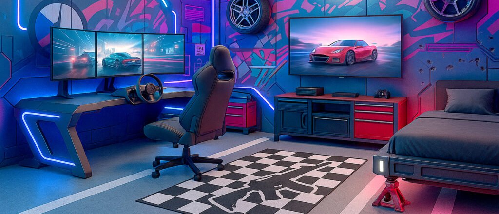 gaming room game design amenagement